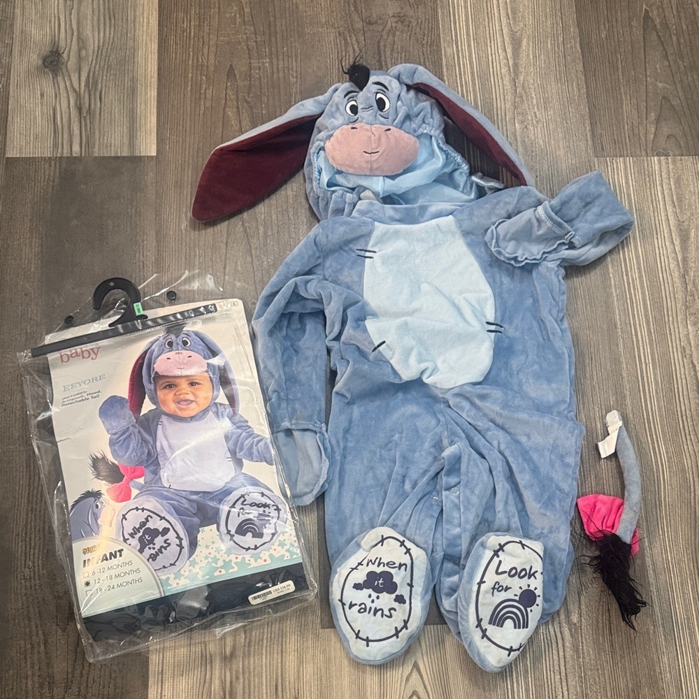 Disney Eeyore Infant Costume Size 12-18 months